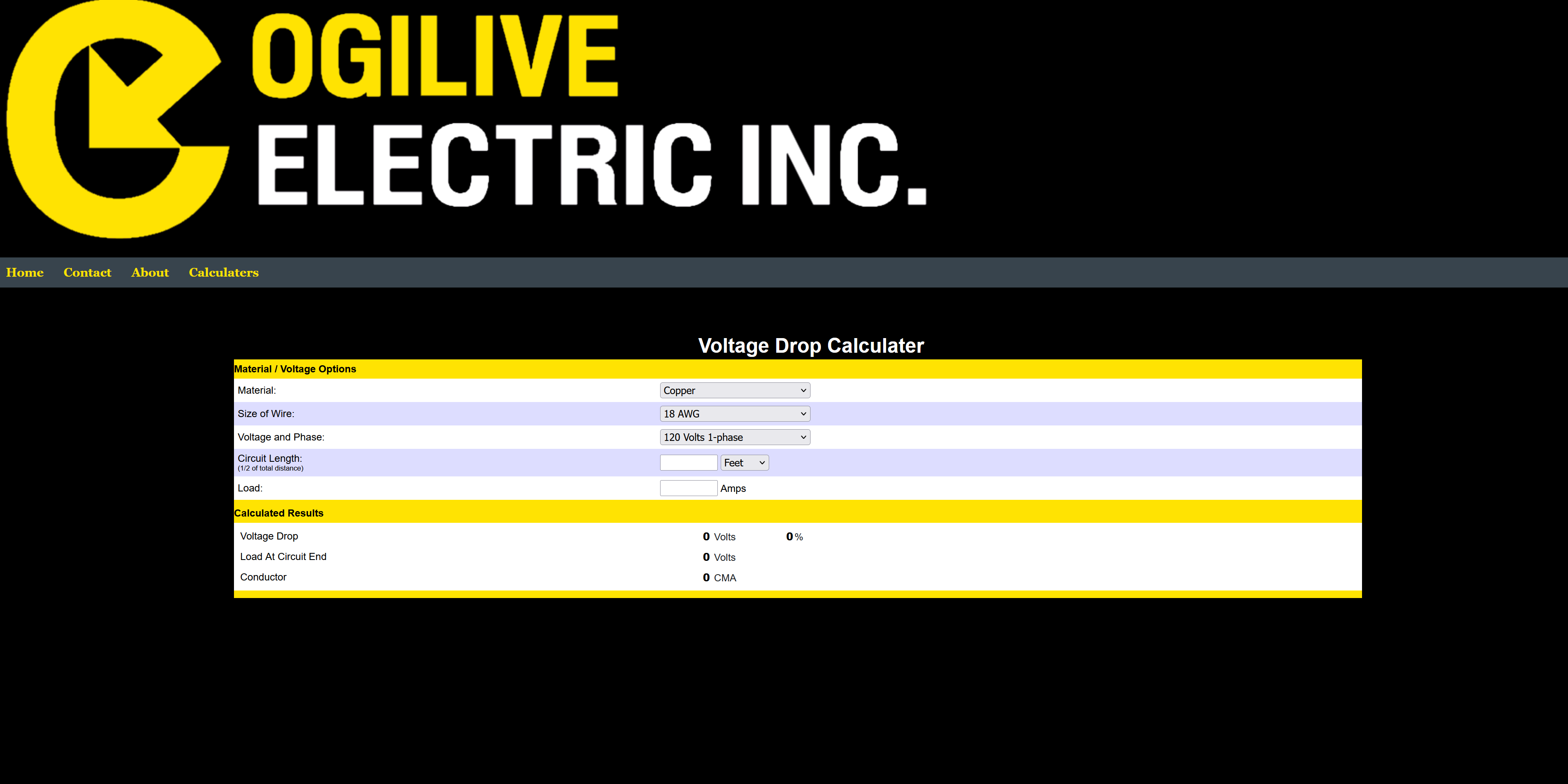 Voltage Drop Calculater